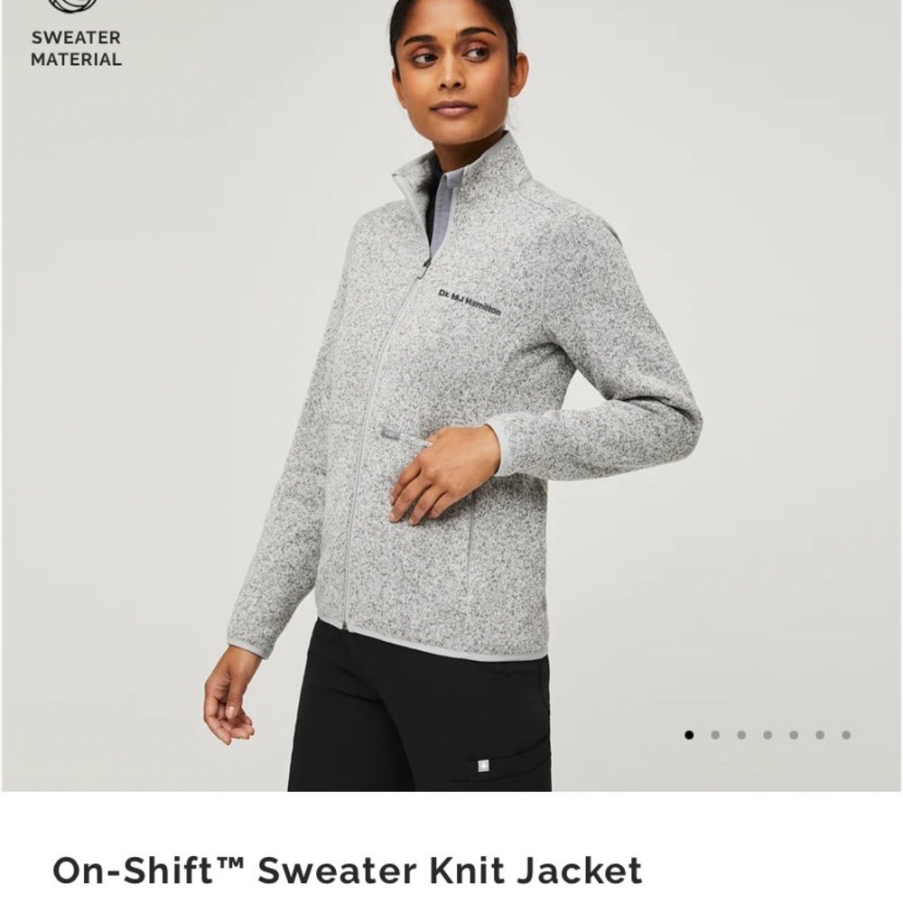 Womens grey figs sweater
